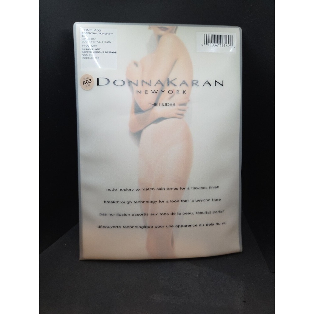Donna Karan New York The Nudes Hosiery Pantyhose Toner A03 Size Tall
